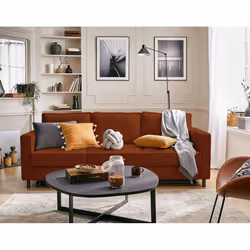 Best Mobilier Jake 3 siège(s) Couleur rouille - Vue supplémentaire 4