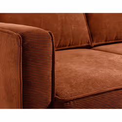 Best Mobilier Jake Canapé d'angle 7 siège(s) Couleur rouille - Vue supplémentaire 4