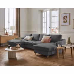Best Mobilier Will, Gris, Tissu, Bois, Bois, 2890 mm, 1500 mm
