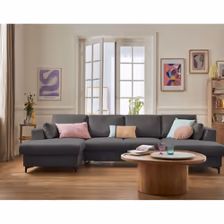 Best Mobilier Tala, Gris, Tissu, Bois, Métal, 3090 mm, 1500 mm