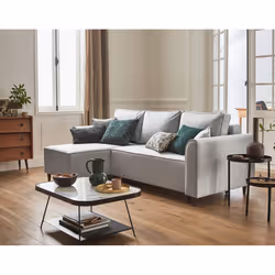 Best Mobilier Saphir Canapé d'angle 4 siège(s) Gris