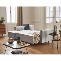 Best Mobilier Saphir Canapé d'angle 4 siège(s) Gris