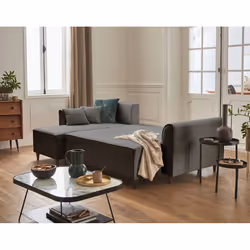 Best Mobilier Saphir Canapé d'angle 4 siège(s) Gris