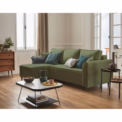 Best Mobilier Saphir Canapé d'angle 4 siège(s) Vert