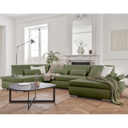 Best Mobilier Vermont Canapé d'angle 7 siège(s) Vert