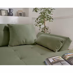 Best Mobilier Vermont Canapé d'angle 7 siège(s) Vert