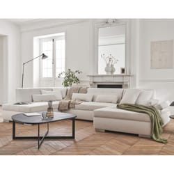 Best Mobilier Vermont Canapé d'angle 7 siège(s) Beige