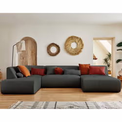 Best Mobilier Onyx, Gris, Tissu, Bois, Plastique, 3340 mm, 1980 mm