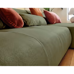 Best Mobilier Onyx Canapé d'angle 7 siège(s) Vert - Vue supplémentaire 4