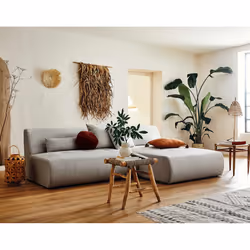 Best Mobilier Onyx Canapé d'angle 4 siège(s) Gris