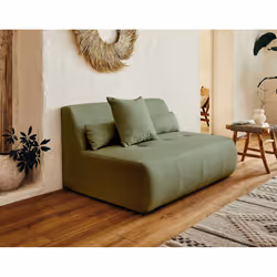 Best Mobilier Onyx Canapé d'angle 4 siège(s) Vert - Vue supplémentaire 6