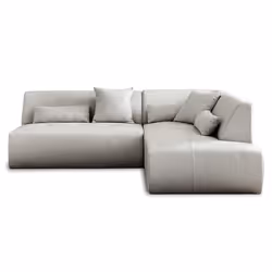 Best Mobilier Onyx Canapé d'angle 5 siège(s) Gris - Vue supplémentaire 7