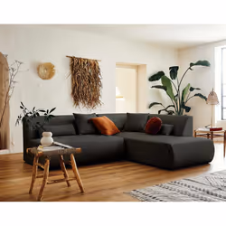 Best Mobilier Onyx, Gris, Tissu, Plastique, 2220 mm, 1980 mm, 770 mm
