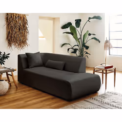 Best Mobilier Onyx Canapé d'angle 5 siège(s) Gris - Vue supplémentaire 6