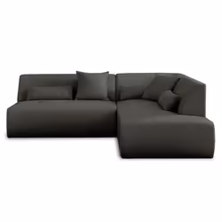 Best Mobilier Onyx Canapé d'angle 5 siège(s) Gris - Vue supplémentaire 7