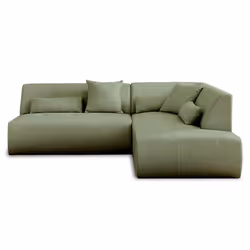 Best Mobilier Onyx Canapé d'angle 5 siège(s) Vert - Vue supplémentaire 7