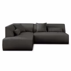 Best Mobilier Onyx Canapé d'angle 5 siège(s) Gris - Vue supplémentaire 7