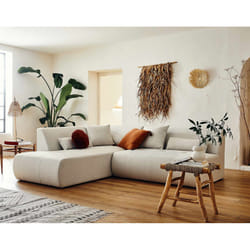 Best Mobilier Onyx Canapé d'angle 5 siège(s) Beige