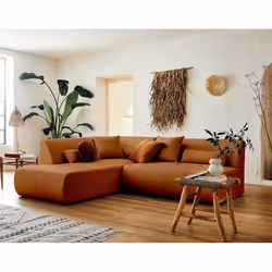 Best Mobilier Onyx, Couleur rouille, Tissu, Plastique, 2220 mm, 1980 mm, 770 mm