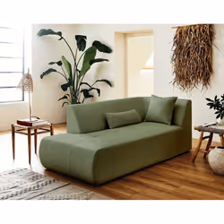Best Mobilier Onyx Canapé d'angle 5 siège(s) Vert - Vue supplémentaire 6