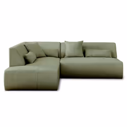 Best Mobilier Onyx Canapé d'angle 5 siège(s) Vert - Vue supplémentaire 7