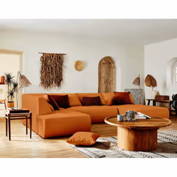Best Mobilier Onyx, Couleur rouille, Tissu, Plastique, 3340 mm, 1980 mm, 770 mm