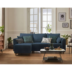 Best Mobilier Saphir Canapé d'angle 4 siège(s) Bleu
