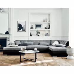 Best Mobilier Vermont, Noir, Gris, Tissu, Bois, Plastique, 3350 mm, 1970 mm
