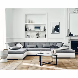 Best Mobilier Vermont, Gris, Blanc, Tissu, Bois, Plastique, 3350 mm, 1970 mm