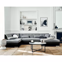Best Mobilier Vermont, Noir, Gris, Tissu, Bois, Plastique, 3350 mm, 1970 mm