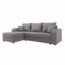 Best Mobilier Harvey Canapé d'angle 4 siège(s) Gris - Vue supplémentaire 4