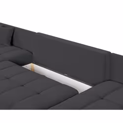 Best Mobilier Petra Canapé d'angle 7 siège(s) Gris