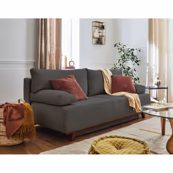 Best Mobilier Cristal, Gris, Velours, Bois, Bois, 1930 mm, 960 mm