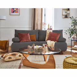Best Mobilier Cristal 3 siège(s) Gris