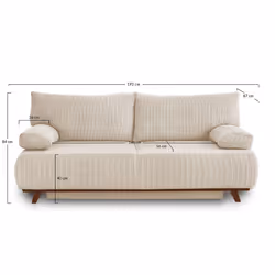 Best Mobilier Cristal, Terre cuite, Velours, Bois, Bois, 1930 mm, 960 mm
