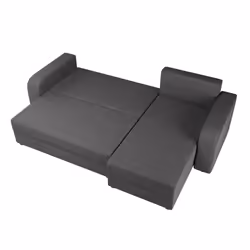 Best Mobilier Harvey Canapé d'angle 4 siège(s) Gris