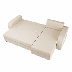 Best Mobilier Harvey Canapé d'angle 4 siège(s) Beige