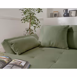 Best Mobilier Vermont Canapé d'angle 7 siège(s) Vert