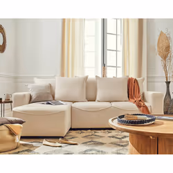 Best Mobilier Capucine, Bleu, Tissu, Bois, Plastique, 2520 mm, 1500 mm