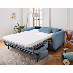 Best Mobilier Owen 3 siège(s) Bleu, Gris