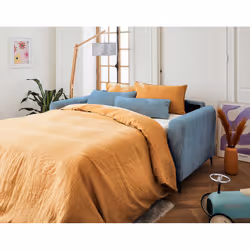 Best Mobilier Owen 3 siège(s) Bleu, Gris - Vue supplémentaire 4