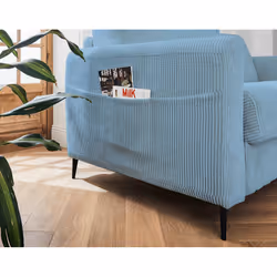 Best Mobilier Owen 3 siège(s) Bleu, Gris - Vue supplémentaire 6