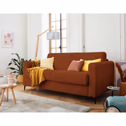Best Mobilier Owen, Terre cuite, Velours, Métal, 1950 mm, 990 mm, 880 mm
