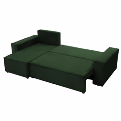 Best Mobilier Cezanne Canapé d'angle 4 siège(s) Vert