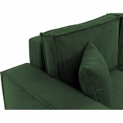 Best Mobilier Cezanne Canapé d'angle 4 siège(s) Vert - Vue supplémentaire 4