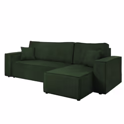 Best Mobilier Cezanne Canapé d'angle 4 siège(s) Vert - Vue supplémentaire 5