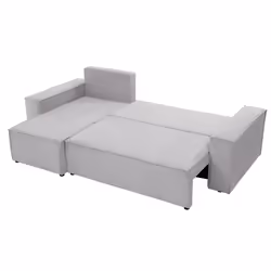 Best Mobilier Cezanne Canapé d'angle 4 siège(s) Gris