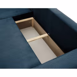 Best Mobilier Cezanne Canapé d'angle 4 siège(s) Bleu