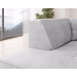 Best Mobilier Duchamp Canapé d'angle 5 siège(s) Gris