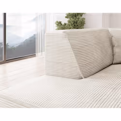 Best Mobilier Duchamp Canapé d'angle 5 siège(s) Beige